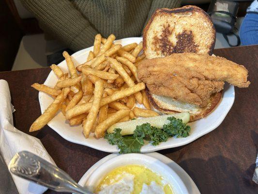 Fried Haddock Sandwich