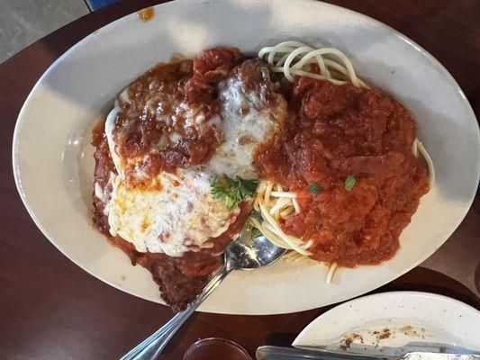 Chicken Parmesan, my wife's favorite