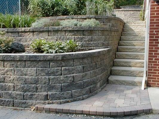 Walls Steps and Pavers