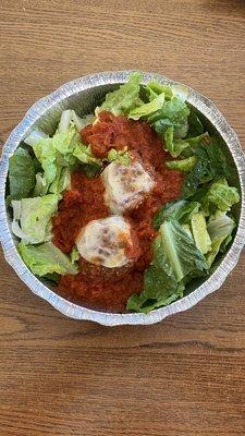 Meatball salad