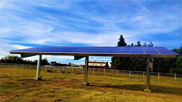 Solar Canopy Shade Structure in Escalon