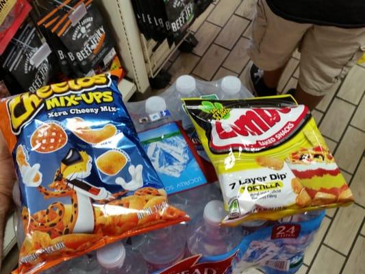 Junk food for road trip