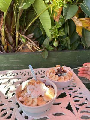 Traditional Acai Bowl with added coconut