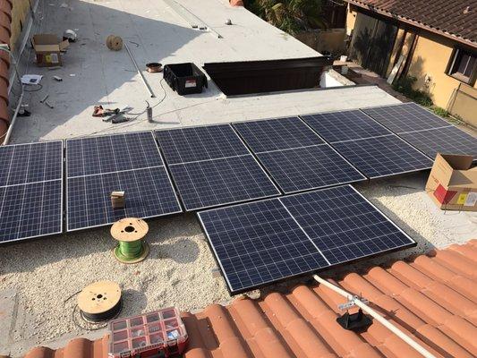 PV System installed by Goldin Solar