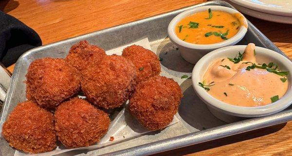 Fried Couscous Mac & Cheese Balls