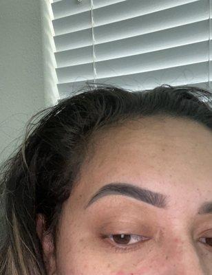 Left eyebrows