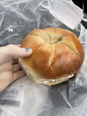 Plain bagel