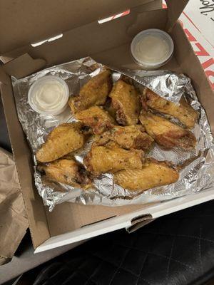 Garlic Parmesan 10 Piece Chicken wings