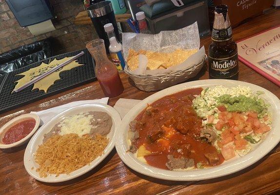 Enchiladas Rancheras my go-to everytime!