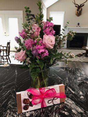 Sweetly Scented Pinks! BEAUTIFUL Arrangement!! High quality, fresh flowers!