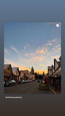 Downtown Nevada City, CA