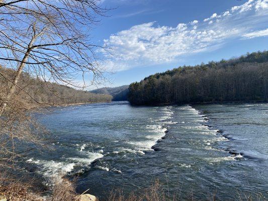 View from biking trail