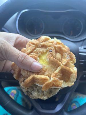 Behold the chicken & waffle