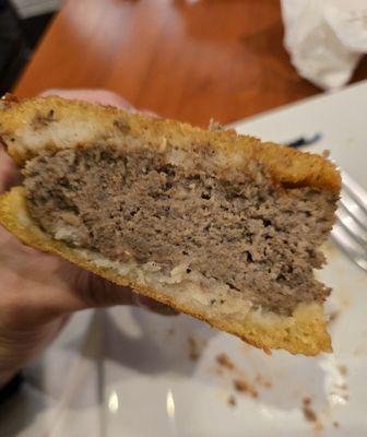 Meatloaf Knish~ thick & dry :(