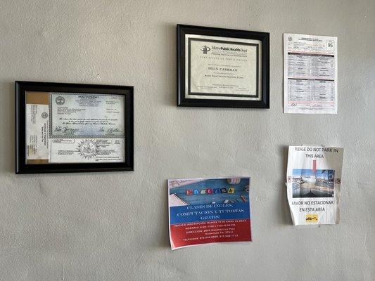 Information wall