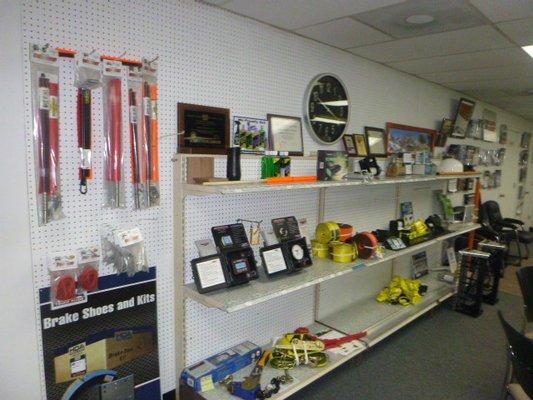 We have a Full Service Repair Shop with Parts & Accessories for all your trailer needs. (Appointments recommended)!