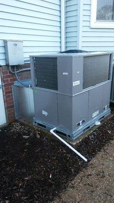 New package unit installation