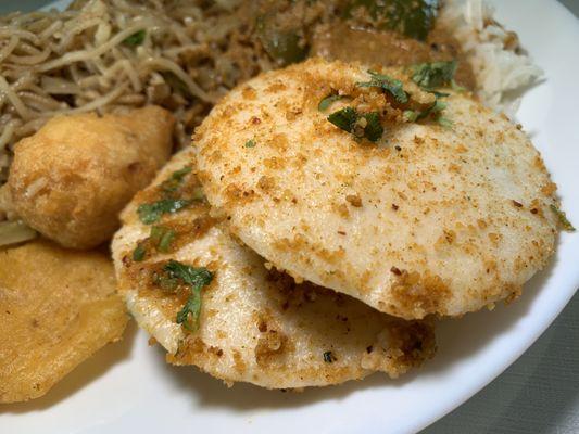 Kanchipura Idly: savory Vegan Daal "Cakes".