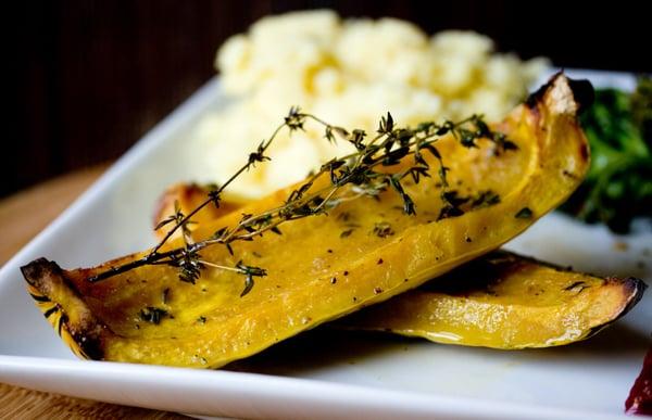 Sloan Catering Roasted Delicata Thyme Squash