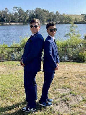 Prom 2023!  Went as Men in Blue!