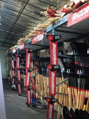 They have the largest selection of shovels I have ever seen!!