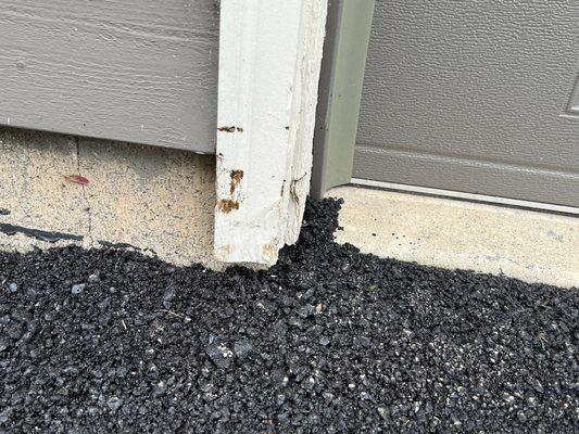 House trim damage