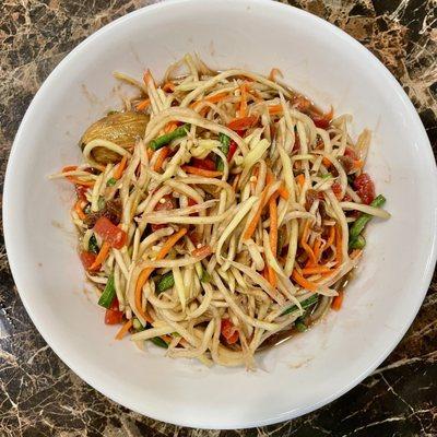 Lao papaya salad