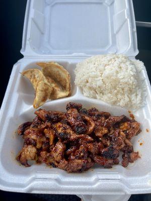 Pork bulgogi lunch combo