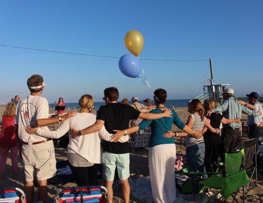 Kehillat Israel's Shabbat at the Beach