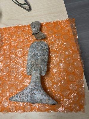 Damaged Antique statue