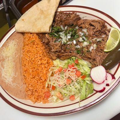 Carnitas plate