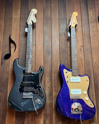 Squier by Fender Stratocaster and Jazzmaster