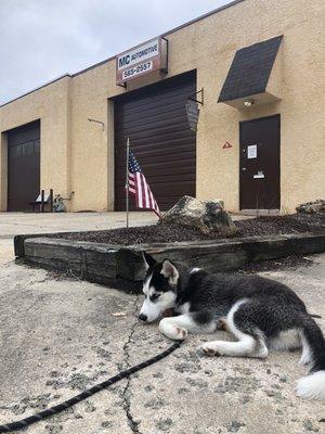 Ranger watching out for his MC folks