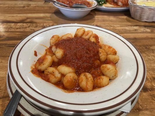 Gnocchi with marinara