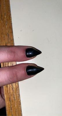 These are my two thumb nails side by side...