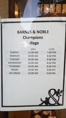 Their posted hours online say that they're open between 9:00 AM and 10:00 PM on Thursday, but apparently they close at 8:00 PM now.