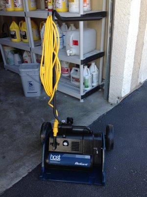 Host Dry Extraction residential carpet cleaning machine...