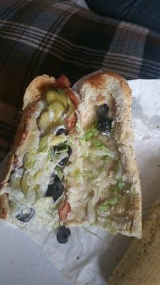 This is my $10 sub sandwich