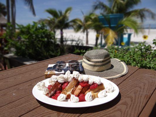 Breakfast Sweet & Simple with our stuffed French toast!