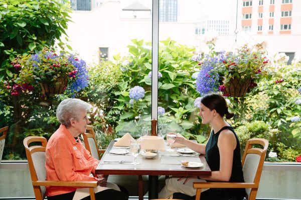 Dine in style at our Terrace Dining Room.