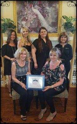 Best Spa Services two years in a row!