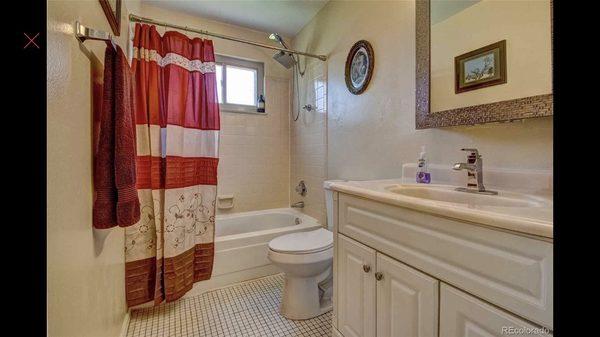 Bathroom before we moved in