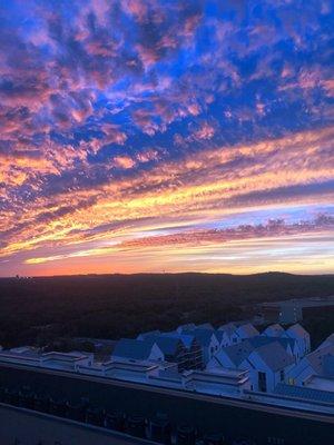 View from the balcony