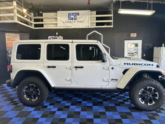 2024 Jeep Wrangler e4 came by for ceramic tint