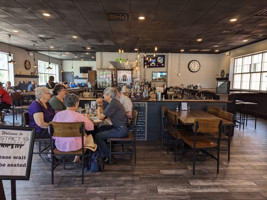 Interior dining area