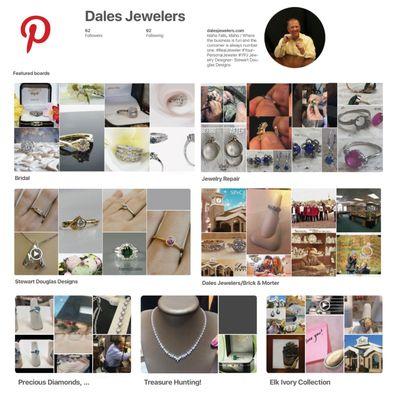 Follow us on #Pinterest so you can save your favorite styles to your #Ringspiration Board!  : Pinterest.com/DalesJewelers