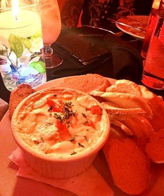 The Best Hot Crab Dip with big chunks of crab!