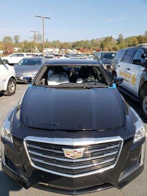 Replacing windshield on a 2016 CTS V