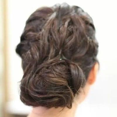 bridal updo