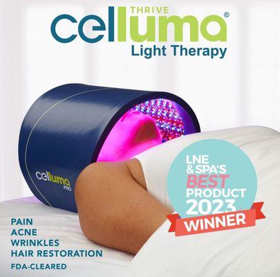 LED Light Therapy is included all facial treatments.